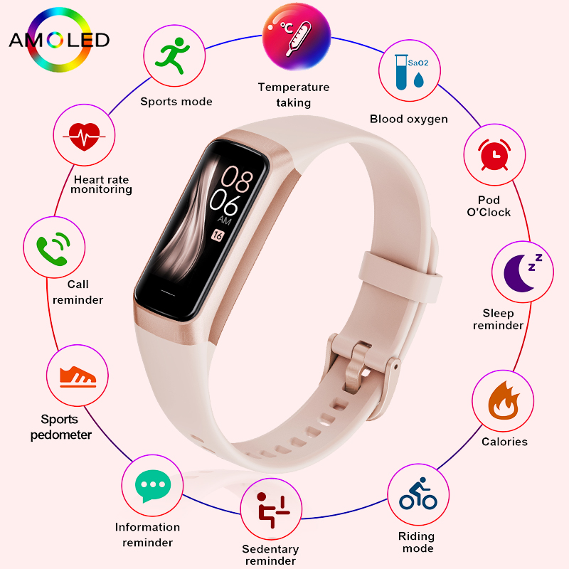 Watches Ladies Smartwatch - Foxbox-relógio inteligente para homens e mulheres,