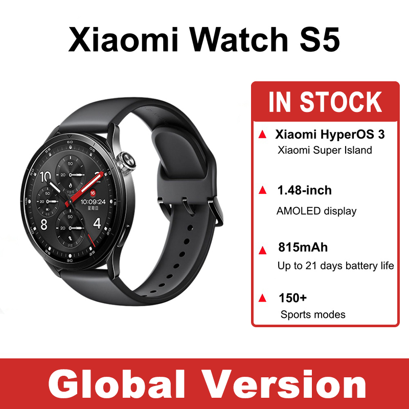Timex Watches Smartwatch - Versão Global do Xiaomi Watch S5,