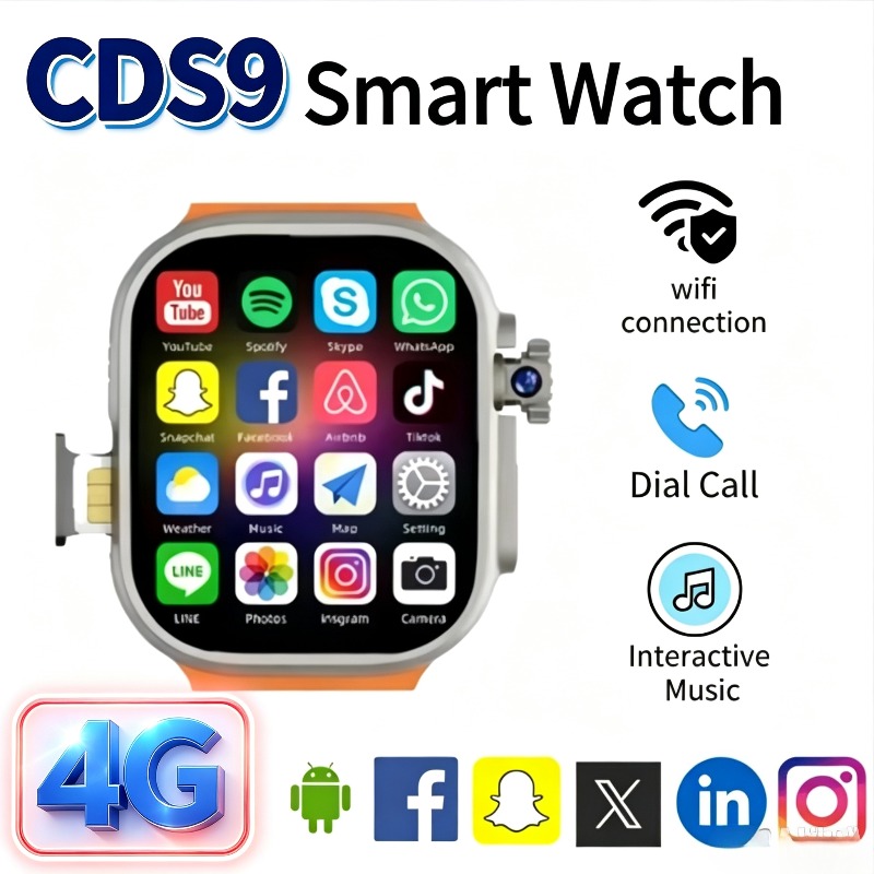 Smartwatch Watches For Women With Gps - Smartwatch Android 4G CDS9 – Câmera