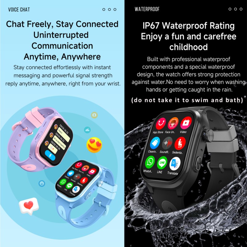 Relógio Inteligente 4G para Cr - Smartwatch Watches For Kids avaliação e preço