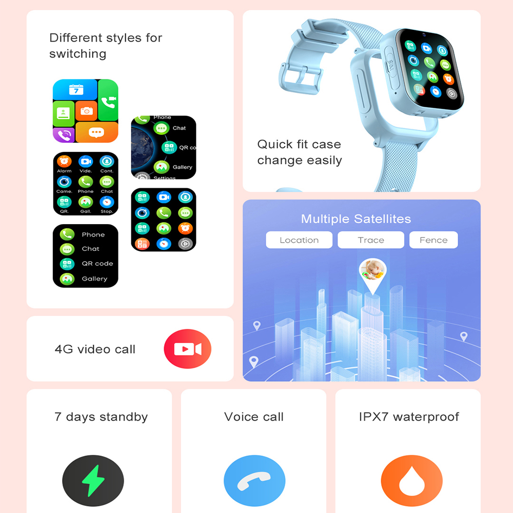 Relógio inteligente crianças 4 - Smartwatch Watches For Kids avaliação e preço