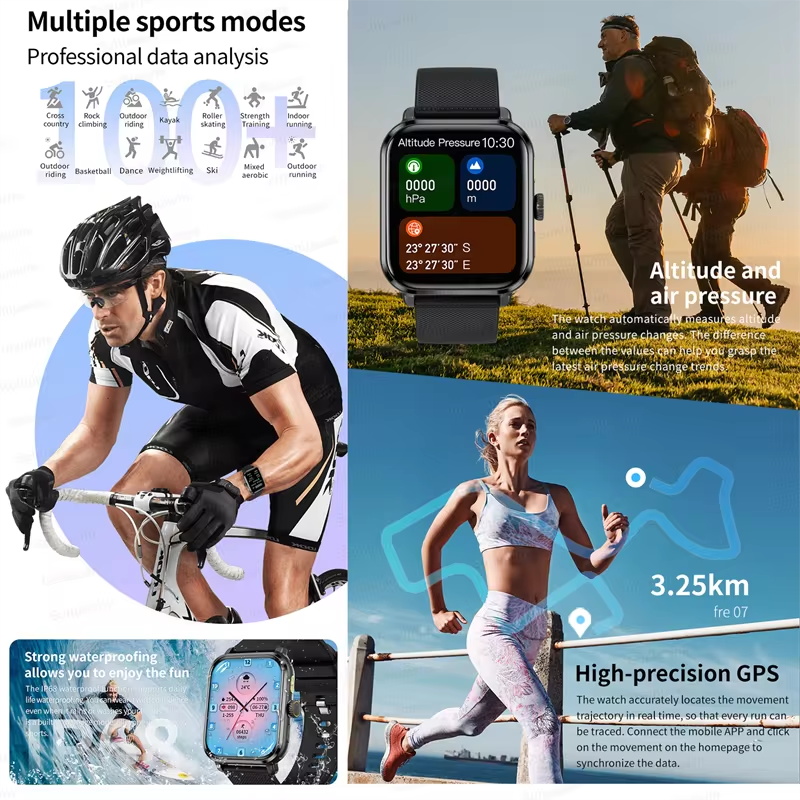 Novo Smartwatch Esportivo de A - Smartwatch Watches For Women With Gps avaliação e preço