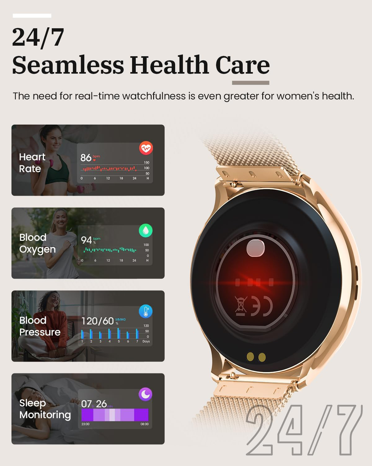 2026 Original Para Mulheres Sm - Watches Ladies Smartwatch avaliação e preço